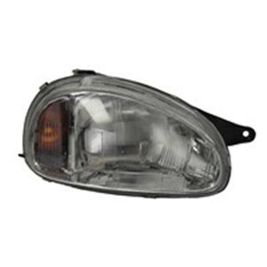 DEPO 442-1102R-LD-EM - Headlamp R (H4, electric, without motor, insert colour: silver) fits: OPEL COMBO B, CORSA B 03.93-07.97