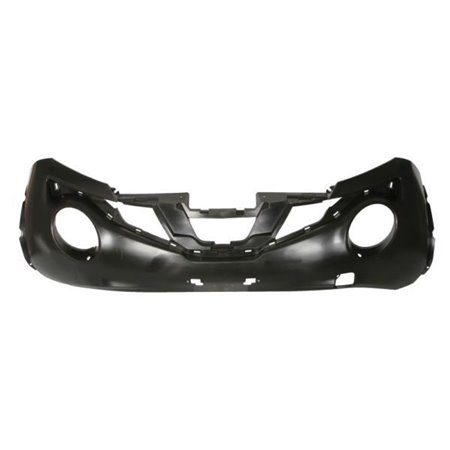 BLIC 5510-00-1601906P - Bumper (front/top, with headlamp washer holes, black) fits: NISSAN JUKE I LIFT 06.14-12.18