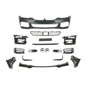 BLIC 5510-00-0068908KP - Bumper (front, with hole for radar; with valance, M PERFORMANCE, with grilles, with fog lamp holes, num