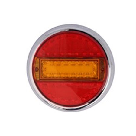 WAS 754 W91 - Rear lamp L/R (LED, 12/24V, with indicator, with stop light, parking light, no reflector, cable length: 0,2m, chro