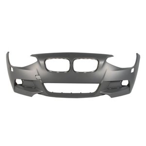 BLIC 5510-00-0086903P - Bumper (front, M-PAKIET, with fog lamp holes, with headlamp washer holes, for painting) fits: BMW 1 F20,