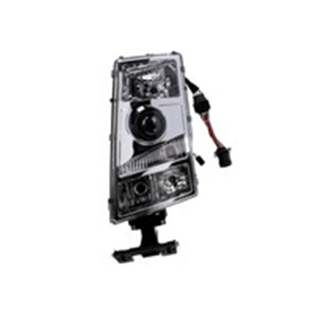 DEPO 773-1125L-LDEMN - Headlamp L (3*H7/H7, electric, without motor, round socket square socket, insert colour: chromium-plated