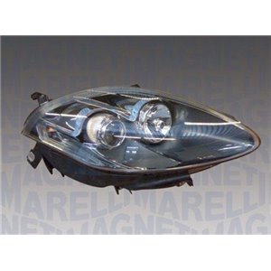 MAGNETI MARELLI 712437111129 - Headlamp L (halogen, 2*H1, electric, with motor) fits: FIAT BRAVO II