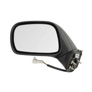 BLIC 5402-04-1121230P - Side mirror L (electric, embossed, under-coated) fits: OPEL AGILA A; SUZUKI WAGON R+ 05.00-12.07