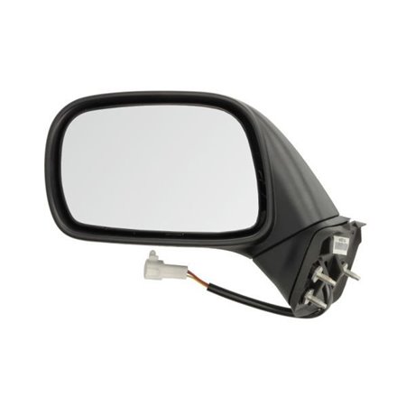 5402-04-1121230P Side mirror L (electric, embossed, under coated) fits: OPEL AGILA