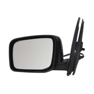 BLIC 5402-16-2001961P - Side mirror L (electric, embossed, with heating, chrome) fits: NISSAN X-TRAIL T31 06.07-11.13
