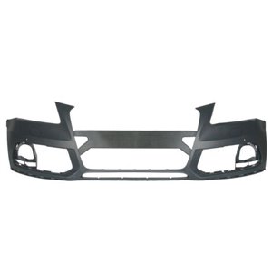 BLIC 5510-00-0035908P - Bumper (front, with headlamp washer holes, with parking sensor holes, for painting) fits: AUDI Q5 8R 06.