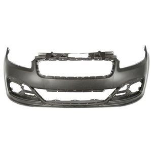 BLIC 5510-00-2018901P - Bumper (front, no base coating, with fog lamp holes, for painting) fits: FIAT LINEA 06.13-06.15