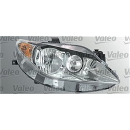 VALEO 043817 - Headlamp R (halogen, H7, electric, with motor, insert colour: silver, indicator colour: transparent) fits: SEAT I