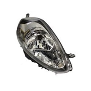 TYC 20-12261-05-2 - Headlamp R (H4/P21W, electric, with motor, insert colour: chromium-plated) fits: ABARTH PUNTO, PUNTO EVO; FI