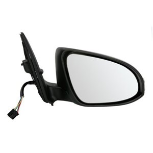 BLIC 5402-19-2002442P - Side mirror R (electric, embossed, with heating, chrome, under-coated) fits: TOYOTA AURIS E15, AURIS E18