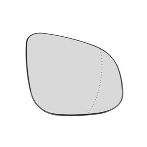 BLIC 6102-02-2001766P - Side mirror glass R (aspherical, with heating, chrome) fits: MERCEDES CITAN W415; RENAULT KANGOO II 11.1