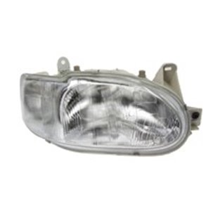 TYC 20-5035-08-2 - Headlamp R (H4, electric, mechanical, without motor, insert colour: silver) fits: FORD ESCORT CLASSIC, ESCORT