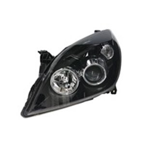 TYC 20-1110-15-2 - Headlamp L (H1/H7, electric, without motor, insert colour: black) fits: OPEL SIGNUM, VECTRA C 09.05-09.08