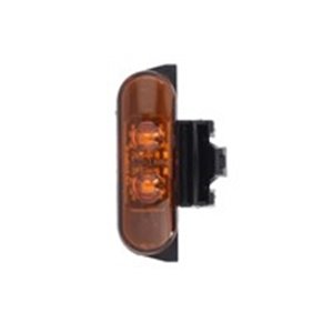 TRUCKLIGHT SM-VO005 - Outline marker lights L/R, orange, LED, embossed, 24V fits: VOLVO FH 09.07-