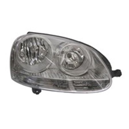 VALEO 046651 - Headlamp R (H7, electric, with motor, insert colour: chromium-plated) fits: VW GOLF V, JETTA III 10.03-10.10