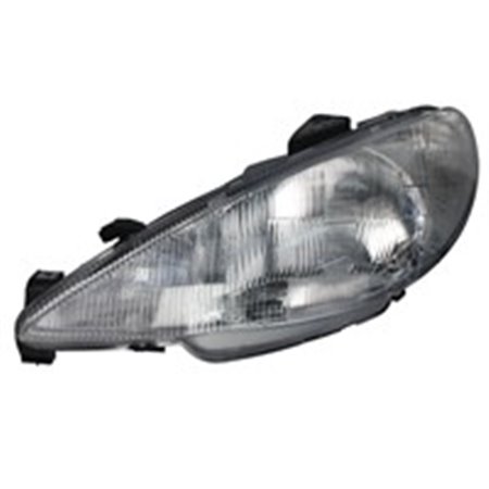 TYC 20-5760-28-2 - Headlamp L (H4, electric, without motor) fits: PEUGEOT 206 09.98-02.03