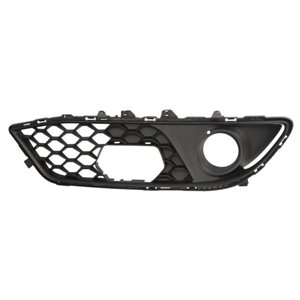 BLIC 6502-07-0106918P - Front bumper cover front R (with hole for radar, with fog lamp holes, black) fits: ALFA ROMEO GIULIA 10.