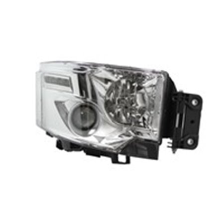 VALEO 089365 - Headlamp R (H1/H7, electric, with motor, with daytime running light, insert colour: chromium-plated, indicator co