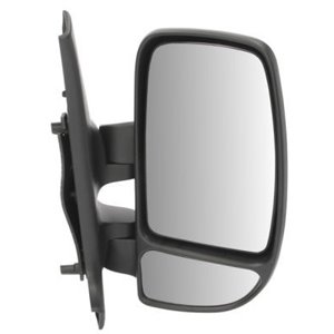 BLIC 5402-04-9292994P - Side mirror R (manual, embossed, short) fits: NISSAN INTERSTAR X70; OPEL MOVANO I LIFT; RENAULT MASTER I