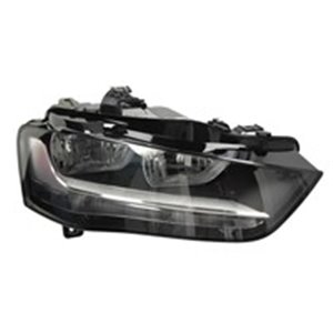 TYC 20-14177-05-2 - Headlamp R (H7/H7, electric, with motor, insert colour: grey, indicator colour: transparent) fits: AUDI A4 B