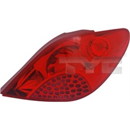TYC 11-0998-01-2 Tagatuli Vasak (suunatule värv punane, klaasi värv punane) sobib: