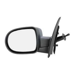BLIC 5402-09-049363P - Side mirror L (manual, aspherical, under-coated) fits: RENAULT CLIO III Ph II 06.09-11.12