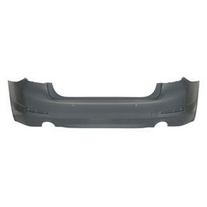 BLIC 5506-00-0068952PP - Bumper (rear, LUXURY/SPORT, number of parking sensor holes: 6) fits: BMW 5 G30, G31, G38, F90 02.17-04.