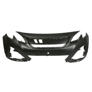 BLIC 5510-00-5547903P - Bumper (front, version with radar, number of parking sensor holes: 2, for painting) fits: PEUGEOT 3008 0