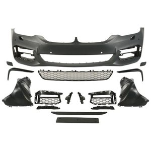 5510-00-0068902KP Bumper (front, M PAKIET, with grilles, with fog lamp holes, with 