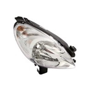 VALEO 087618 - Headlamp R (halogen, H4, electric, without motor, indicator colour: transparent) fits: CITROEN XSARA PICASSO 12.9