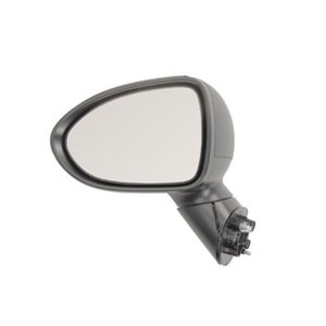 BLIC 5402-53-2001551P - Side mirror L (electric, embossed, chrome) fits: KIA RIO III 09.11-12.16