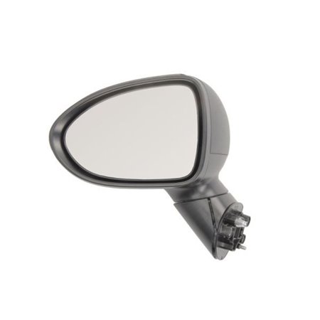 BLIC 5402-53-2001551P - Side mirror L (electric, embossed, chrome) fits: KIA RIO III 09.11-12.16