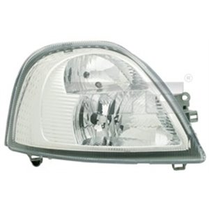 TYC 20-1268-05-2 - Headlamp L (H1/H7, electric, with motor, insert colour: chromium-plated) fits: NISSAN INTERSTAR; OPEL MOVANO 