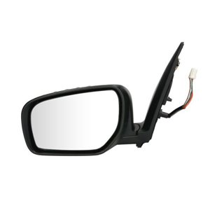 BLIC 5402-09-2002163P - Side mirror L (electric, embossed, with heating, chrome, electrically folding) fits: RENAULT KOLEOS I 09