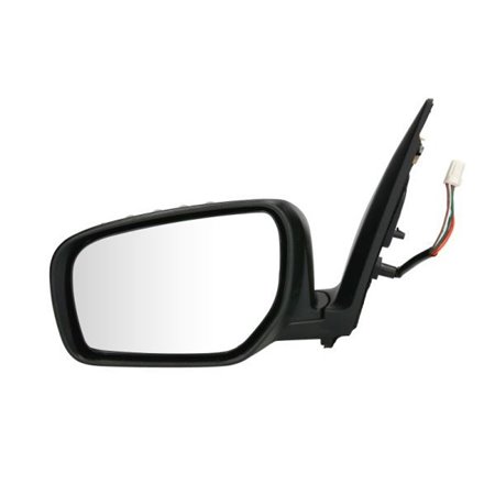 BLIC 5402-09-2002163P - Side mirror L (electric, embossed, with heating, chrome, electrically folding) fits: RENAULT KOLEOS I 09