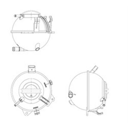 454082 Expansionskärl, kylvätska NRF