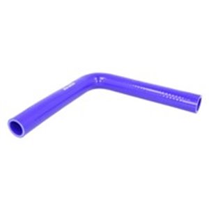 THERMOTEC SE28-250X250 - Cooling system silicone elbow 28x250 mm, angle: 90 ° (colour blue, 200/-40°C, tearing pressure: 2,6 MPa