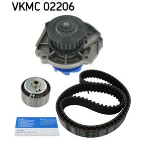 SKF VKMC 02206 - Timing set (belt + pulley + water pump) fits: FIAT 500, DOBLO, DOBLO/MINIVAN, GRANDE PUNTO, IDEA, LINEA, PANDA,