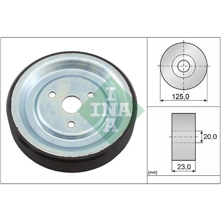 532 0912 10 Deflection Pulley/Guide Pulley, V-belt Schaeffler INA