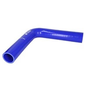 THERMOTEC SE40-250X250 - Cooling system silicone elbow 40x250 mm, angle: 90 ° (colour blue, 200/-40°C, tearing pressure: 2,2 MPa