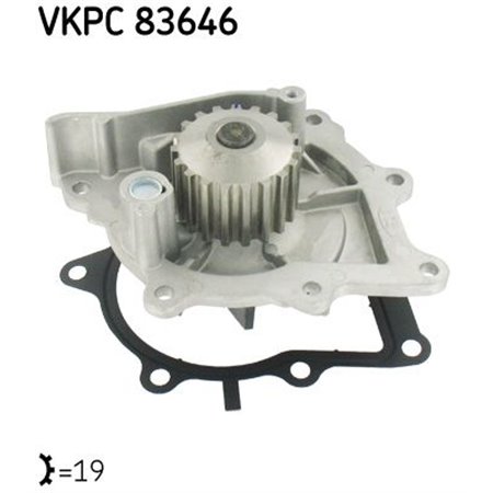 VKPC 83646 Water Pump, engine cooling SKF