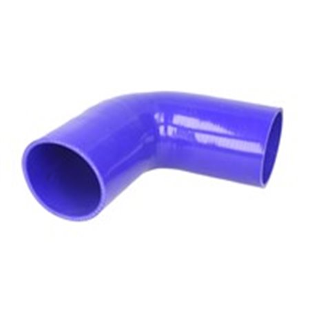 THERMOTEC SE89-150X150 - Kylsystem silikonbåge 89x150 mm, vinkel: 90° (färg blå, 200/-40°C, rivtryck: 0,6 MPa