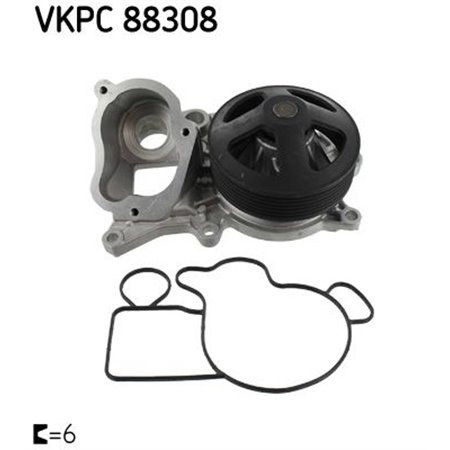 VKPC 88308 Water Pump, engine cooling SKF