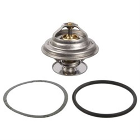 FEBI 15850 - Cooling system thermostat (83°C, with gasket, no breather hole) fits: MAN E2000, EL, EM, F2000, F90, F90 UNTERFLUR,