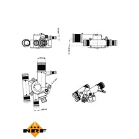 725059 Термостат, охлаждающая жидкость NRF