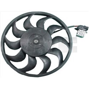 TYC 825-0023 - Radiator fan fits: OPEL ASTRA H, ASTRA H GTC, ZAFIRA B, ZAFIRA B/MINIVAN 1.3D-2.2 03.04-04.15