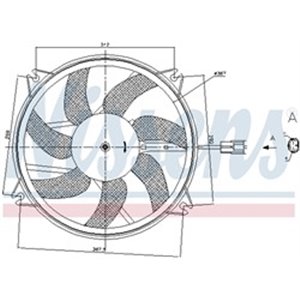 NIS 85886 Radiaatori ventilaator  korpuse - Top1autovaruosad
