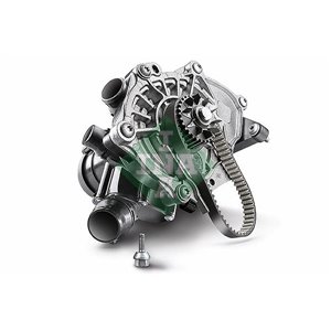INA 538 0360 10 - Water pump (with thermostat) fits: AUDI A1, A3, A4 ALLROAD B8, A4 ALLROAD B9, A4 B8, A4 B9, A5, A6 C7, A6 C8, 