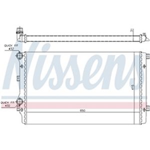 NIS 65280A Mootori radiaator (koos esimeste sobivate elementidega) sobib: AU